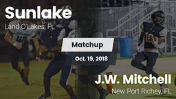 Matchup: Sunlake vs. J.W. Mitchell  2018