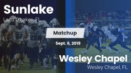 Matchup: Sunlake vs. Wesley Chapel  2019