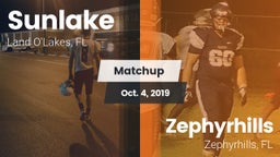 Matchup: Sunlake vs. Zephyrhills  2019
