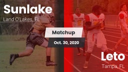 Matchup: Sunlake vs. Leto  2020