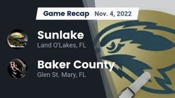 Recap: Sunlake  vs. Baker County  2022