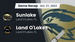 Recap: Sunlake  vs. Land O'Lakes  2022