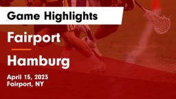 Fairport  vs Hamburg  Game Highlights - April 15, 2023