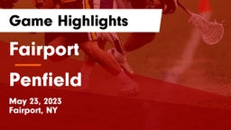 Fairport  vs Penfield  Game Highlights - May 23, 2023