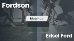 Matchup: Fordson vs. Ford 2016