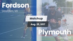 Matchup: Fordson vs. Plymouth  2017