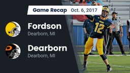 Recap: Fordson  vs. Dearborn  2017