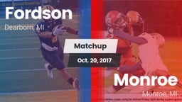 Matchup: Fordson vs. Monroe  2017