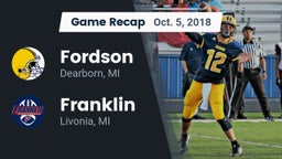 Recap: Fordson  vs. Franklin  2018