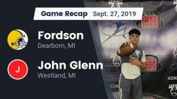 Recap: Fordson  vs. John Glenn  2019