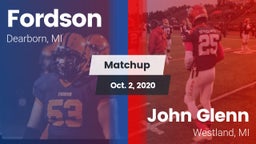 Matchup: Fordson vs. John Glenn  2020