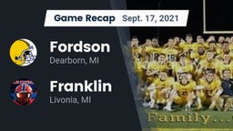 Recap: Fordson  vs. Franklin  2021