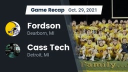 Recap: Fordson  vs. Cass Tech  2021