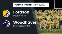 Recap: Fordson  vs. Woodhaven  2021