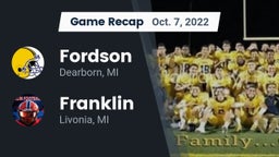 Recap: Fordson  vs. Franklin  2022