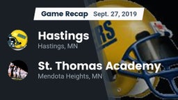 Recap: Hastings  vs. St. Thomas Academy   2019