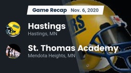 Recap: Hastings  vs. St. Thomas Academy   2020