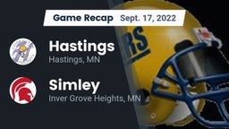 Recap: Hastings  vs. Simley  2022