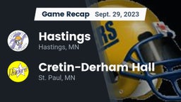 Recap: Hastings  vs. Cretin-Derham Hall  2023