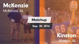Matchup: McKenzie vs. Kinston  2016
