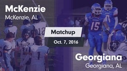 Matchup: McKenzie vs. Georgiana  2016