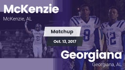 Matchup: McKenzie vs. Georgiana  2017