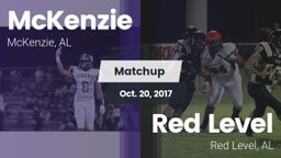 Matchup: McKenzie vs. Red Level  2017