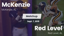 Matchup: McKenzie vs. Red Level  2018