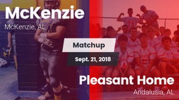 Matchup: McKenzie vs. Pleasant Home  2018