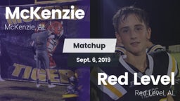 Matchup: McKenzie vs. Red Level  2019