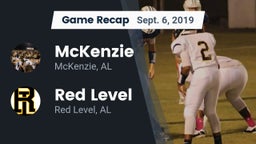 Recap: McKenzie  vs. Red Level  2019