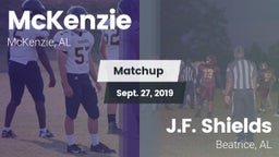 Matchup: McKenzie vs. J.F. Shields  2019