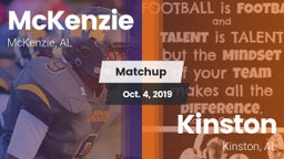 Matchup: McKenzie vs. Kinston  2019
