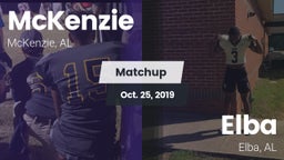 Matchup: McKenzie vs. Elba  2019