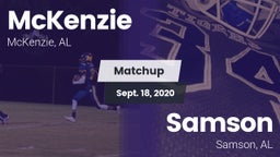 Matchup: McKenzie vs. Samson  2020