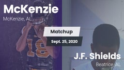 Matchup: McKenzie vs. J.F. Shields  2020