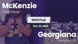Matchup: McKenzie vs. Georgiana  2020