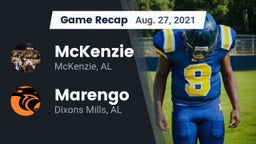 Recap: McKenzie  vs. Marengo  2021