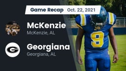 Recap: McKenzie  vs. Georgiana  2021