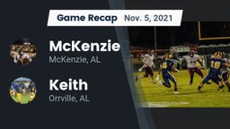 Recap: McKenzie  vs. Keith  2021
