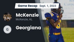 Recap: McKenzie  vs. Georgiana 2023