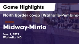 North Border co-op [Walhalla-Pembina-Neche]  vs Midway-Minto  Game Highlights - Jan. 9, 2021