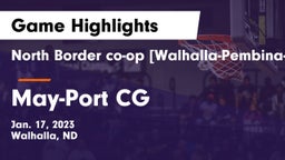 North Border co-op [Walhalla-Pembina-Neche]  vs May-Port CG  Game Highlights - Jan. 17, 2023