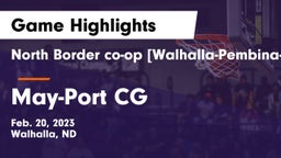 North Border co-op [Walhalla-Pembina-Neche]  vs May-Port CG  Game Highlights - Feb. 20, 2023
