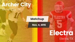 Matchup: Archer City vs. Electra  2016