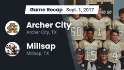 Recap: Archer City  vs. Millsap  2017