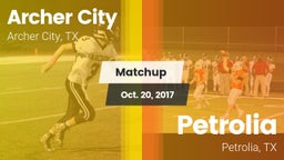 Matchup: Archer City vs. Petrolia  2017