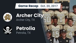 Recap: Archer City  vs. Petrolia  2017