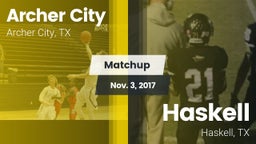 Matchup: Archer City vs. Haskell  2017