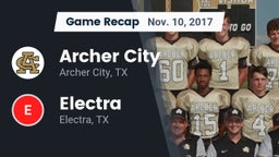Recap: Archer City  vs. Electra  2017